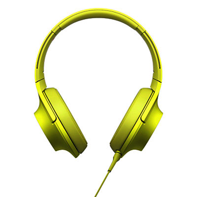 Sony MDR-100AAP h.ear Over-Ear Headphones with In-Line Mic/Remote Lime Yellow Sony MDR-100AAP h.ear Over-Ear Headphones with In-Line Mic/Remote Lime Yellow